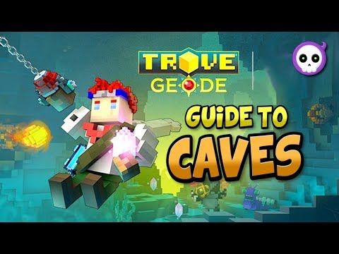 TIPS & TRICKS TO NAVIGATE TROVE GEODE CAVES! - Trove Geode Caving Guide / Tutorial