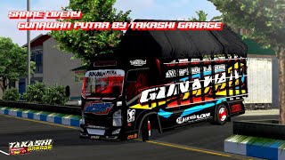 SHARE Livery Gunawan Putra BY TAKASHI GARAGE (Mod NMR71 Souleh Art bussid)