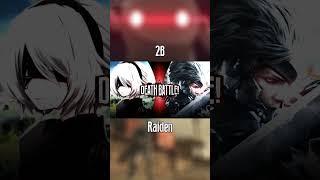 DEATH BATTLE Thumbnails: 2B vs Raiden