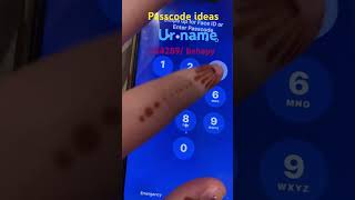 Password ideas pt1 @Pepps_thebest