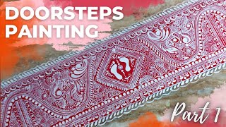 Deli Aipan Design Part 1 Border Ideas Diy Diwali Special