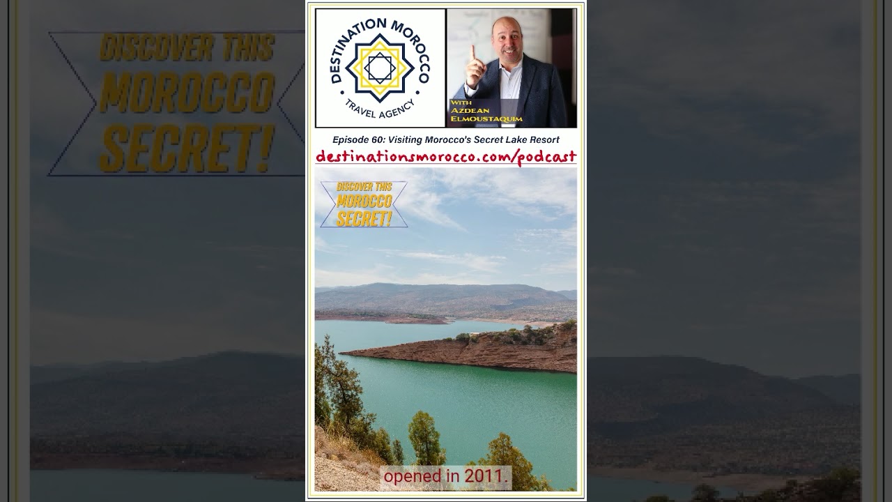 One of the biggest lakes in Morocco: perfect for outdoor activities! #moroccotravel #moroccopodcast