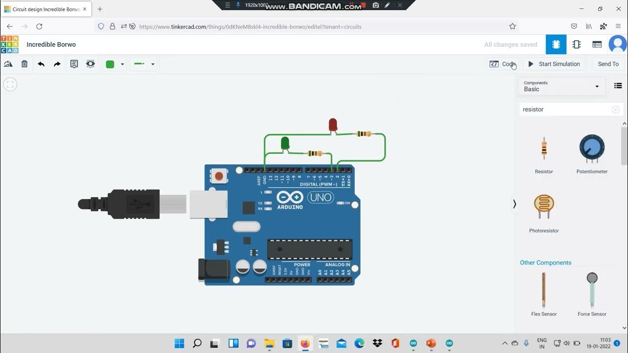 Using for loops and Serial Monitor in the arduino simulating in ...