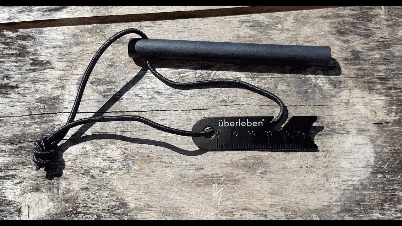 Überleben Kräftig 1/2" XL Ferro Rod Review YouTube