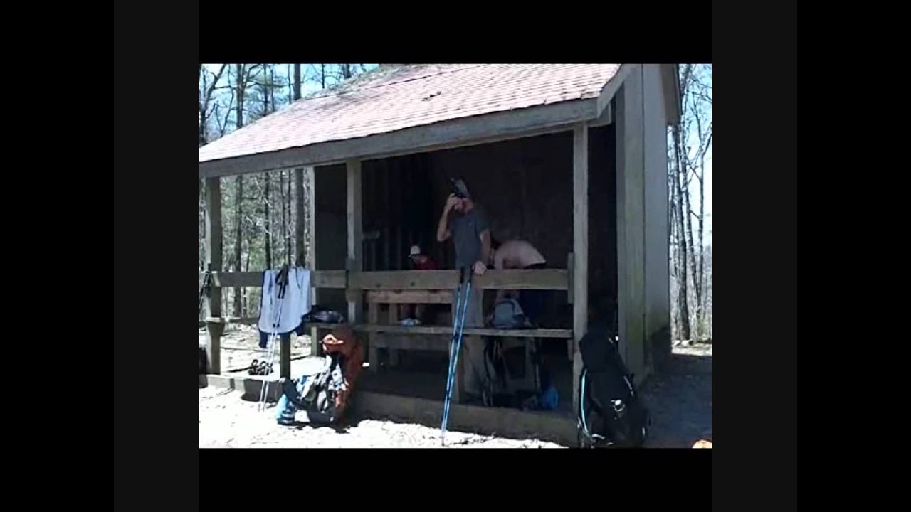 APPALACHIAN TRAIL BLUE MOUNTAIN SHELTER YouTube