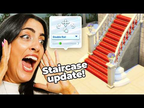 How to use Curved stairs on the sims 4
