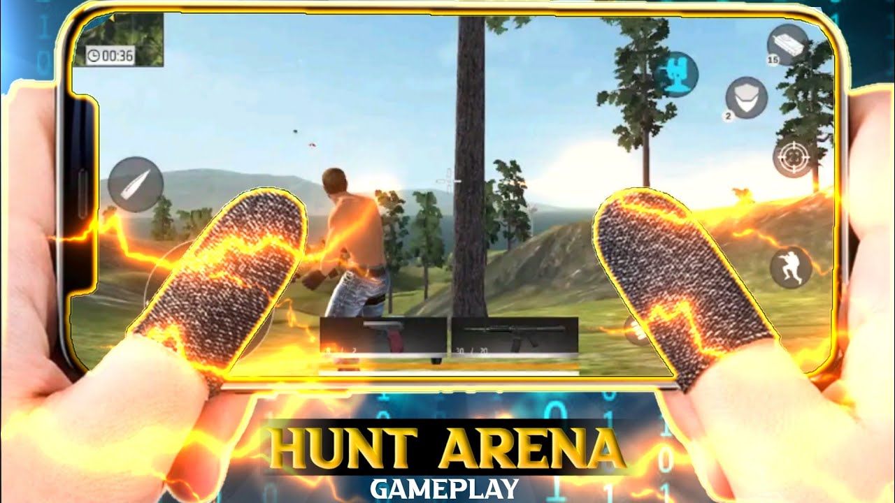 Hunt arena Battle Ground Royale - Gameplay (iOS,Android)