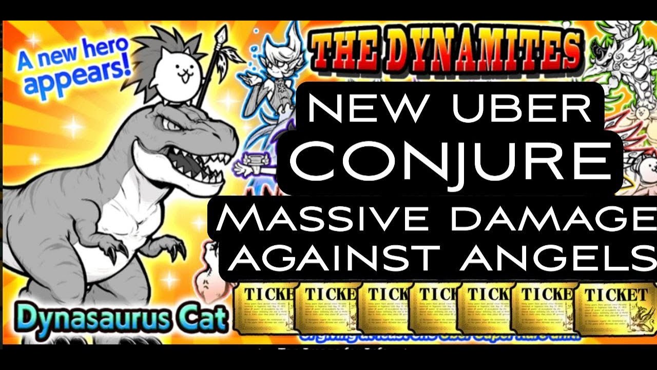 The Battle Cats - NEW DYNAMITES UBER WITH CONJURE ABILITY | Dynasaurus cat🦖