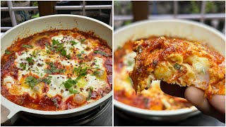 Viral Breakfast Recipe| Viral Turkish Menemen Recipe Egg Tomato Breakfast Tanuz Kitchen