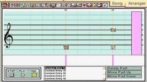 Original Composition: Battle! Elite 4 on Mario Paint Composer