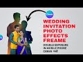 Wedding Invitations Card Design  How to Create Marathi lang patrika in Canva app