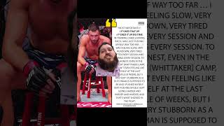 #reinierderidder says he was overtrained for his last two fights #ufc #ufcfans #mma #mmafans #mmaufc