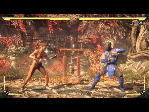 Sonya vs Sub-Zero (Hardest AI) - Mortal Kombat 11