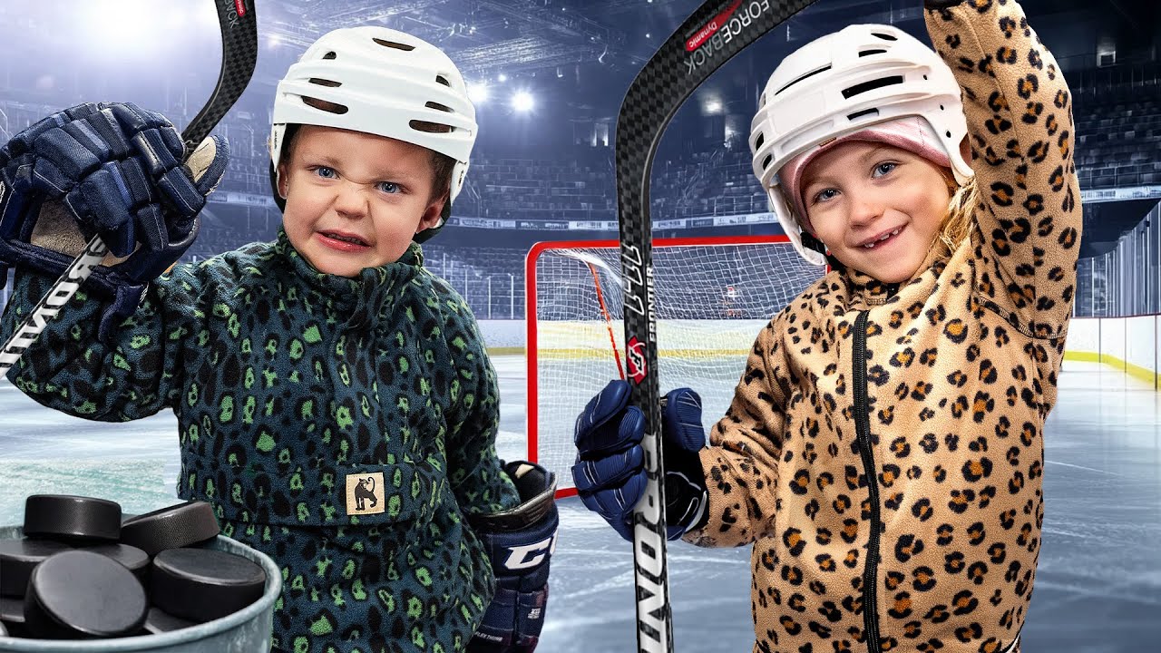 BARNEN TESTAR SKRIDSKOR