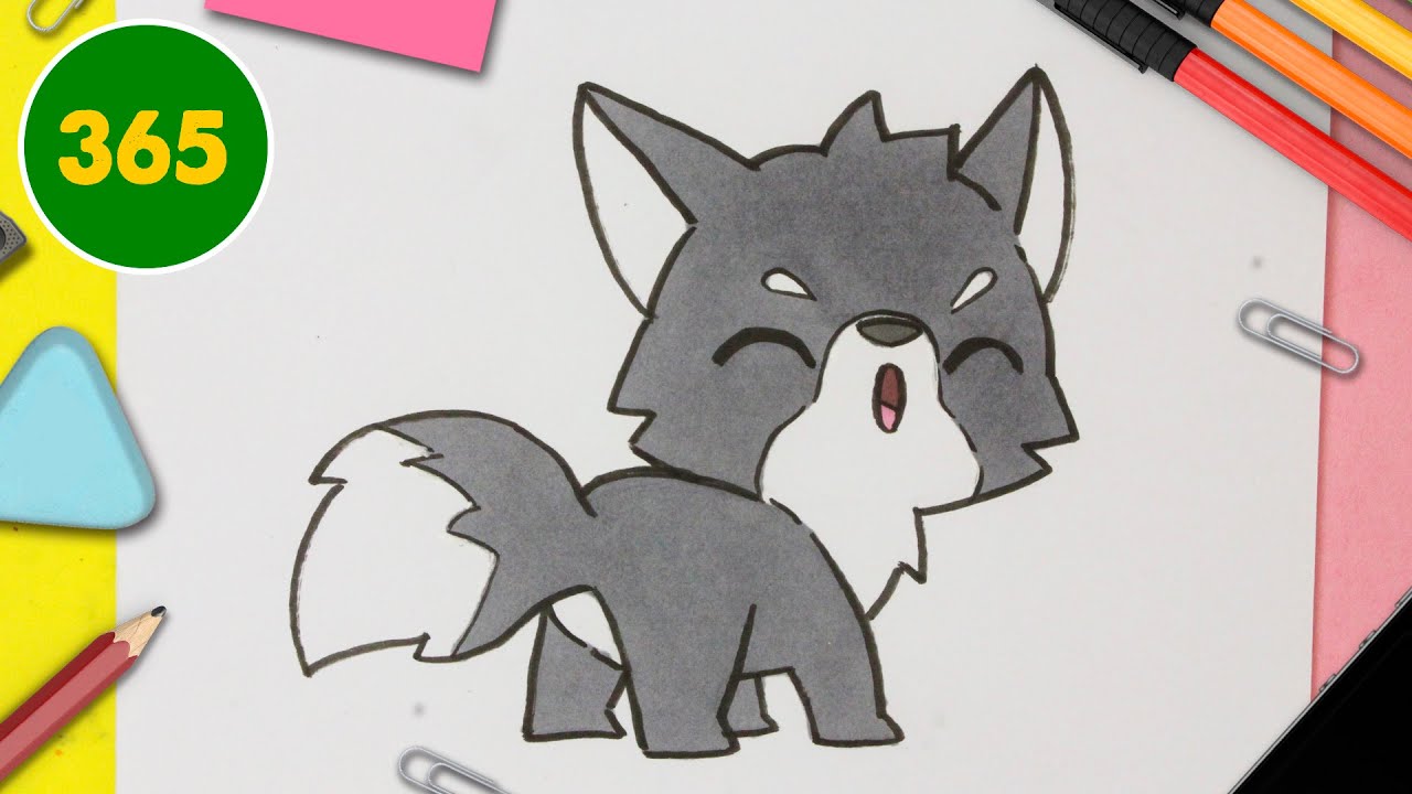 How To Draw Chibi Wolves