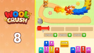 Wool Crush: Yarn Color Sort Level 8 | Complete Walkthrough & Solutions! 🎯
