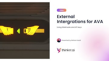 Webhook and API Key Generation