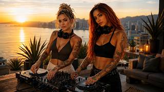 Dark Tech House DJ Set | Sunset Rooftop House Music for Night Drive & Deep Focus