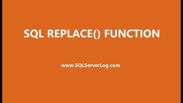 SQL REPLACE() Function
