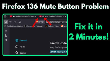 Fix - Firefox 136 Mute Button Problem in Tabs (Restore Old Mute)