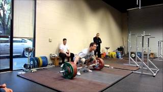 Ian Wilson 140kg, 147kg Snatch Series