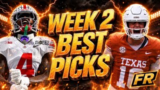 College Football Week 2 Best Bets, Picks, Player Props, Spreads, CFB Predictions Today FREE 