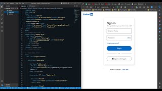 How To Make Login Page Like LinkedIn Using HTML And CSS | Sign In Page Design With HTML & CSS