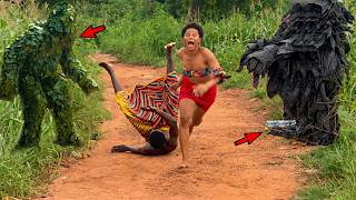 She Nearly Fainted From the SCARE! |Bushman Prank| Scaring People!