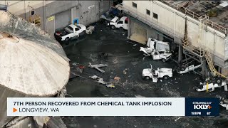 Seventh person recovered from chemical tank implosion