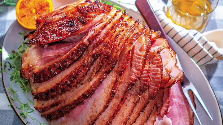 Bourbon Cola Glazed Ham