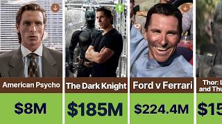 christian bale CRAZY Paycheck For Each Movie 🤯