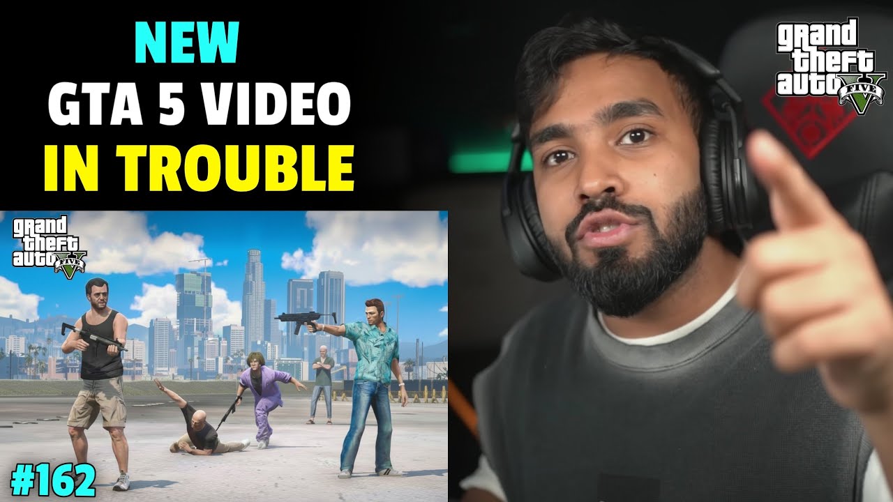 GTA 5 VIDEO IN TROUBLE | TECHNO GAMERZ GTA 5 NEW VIDEO 