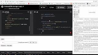 HTML5   crud IndexedDB vuejs