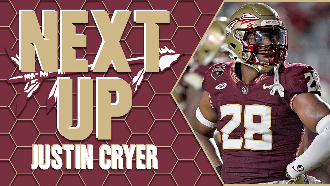 NEXT UP: FSU Football's Justin "Juice" Cryer talks family athletic background and what's next!