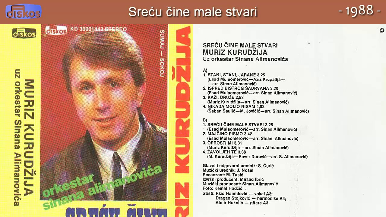 Muriz Kurudzija   Srecu cine male stvari   Audio 1988