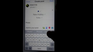How to post life event for new hobby in Facebook iOS or iPhone app