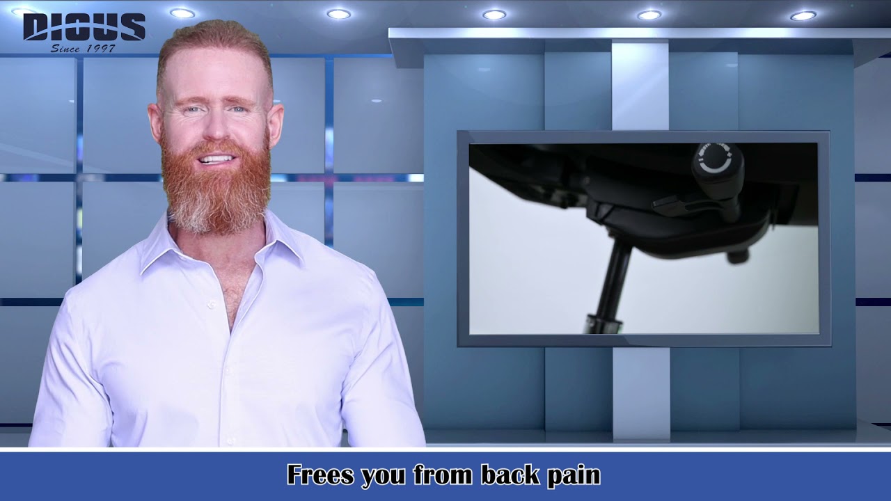 Ergonomic Office Desk Chair With Lumbar Support Thick Cushion Reliable & Durable