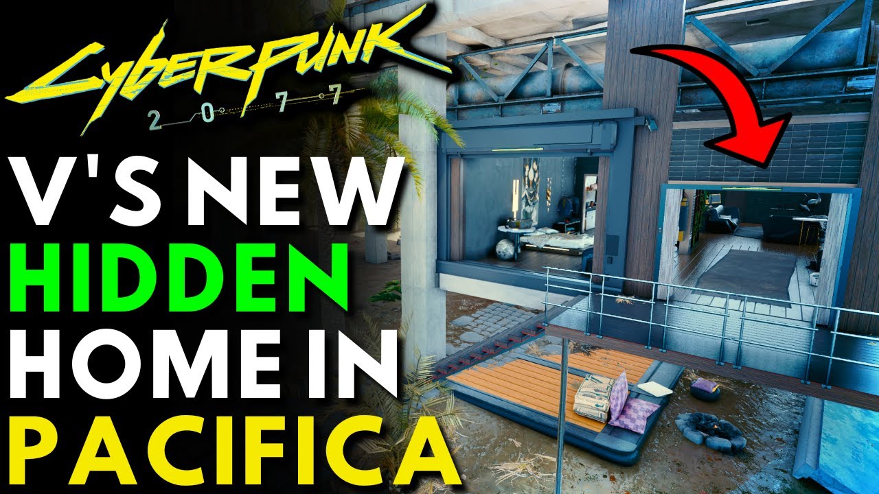 V'S NEW HIDEOUT IN PACIFICA - Cyberpunk 2077 MODS - YouTube