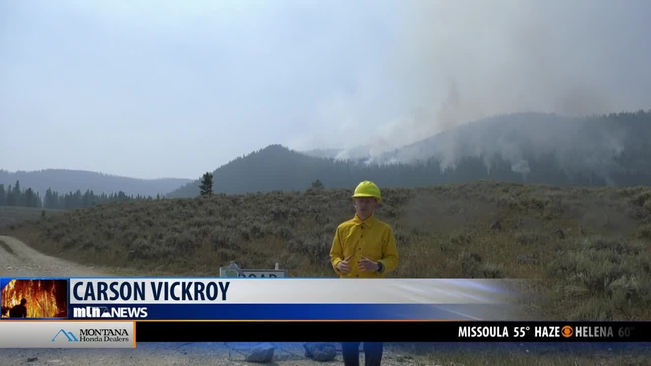 Bacon Rind fire continues to burn