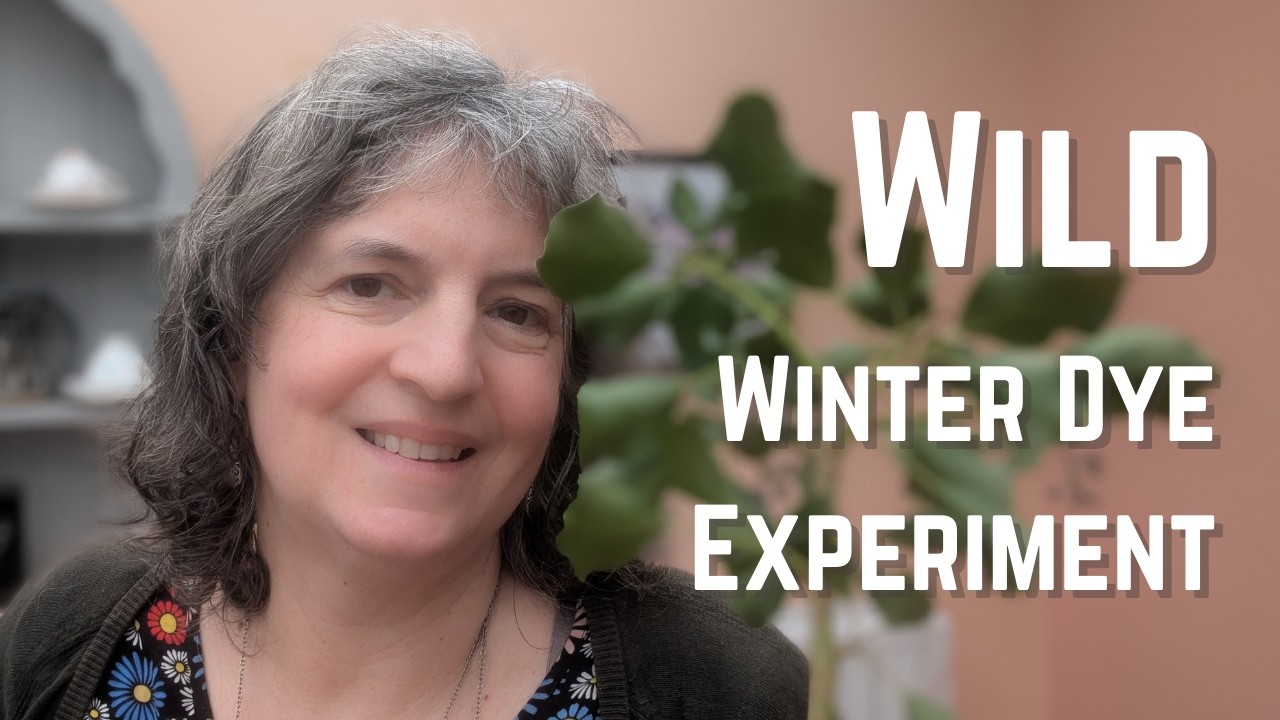 Окрашивание ягодами плюща натуральными красителями | Эксперимент с зимним окрашиванием растениями