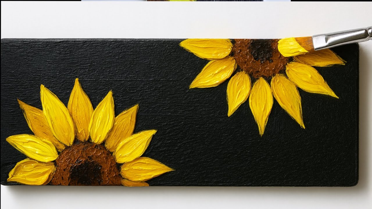 Acrylic Floral Bookmark 🌸 | You Are My Sunshine | Easy DIY Art Idea”