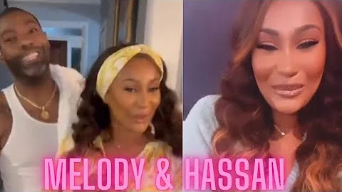 MELODY SHARI & HASSAN JOHNSON POOL LOVE SCENE; PRA...