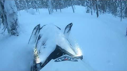 Insane Powder Climbing | Polaris Khaos 850