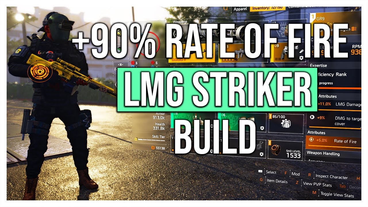 +90% Rate of Fire Solo PvE Build - The Division 2 T.U.15 Season 9.