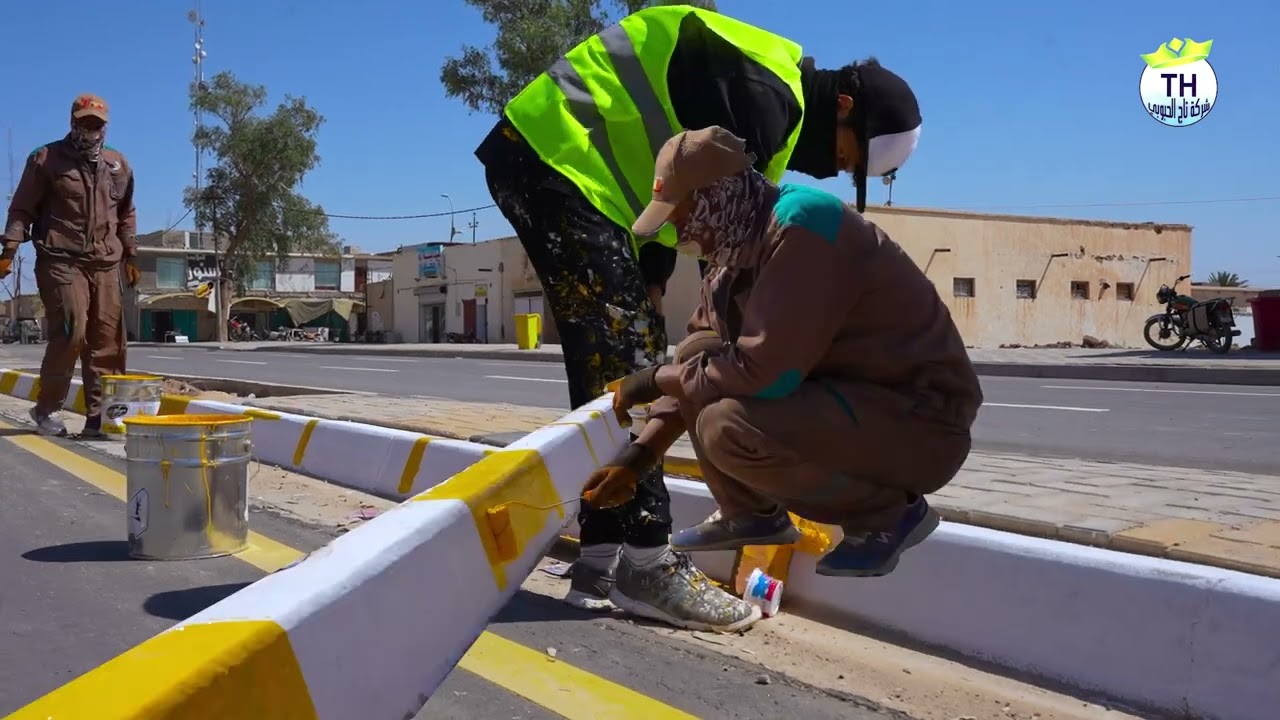 مشروع تطوير مدخل ناحية جصان #تاج_الحبوبي