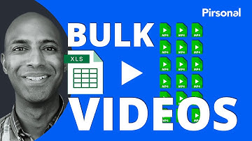How to Create Personalized Videos in Bulk from (XLS to video) | AI Video Generator - Pirsonal