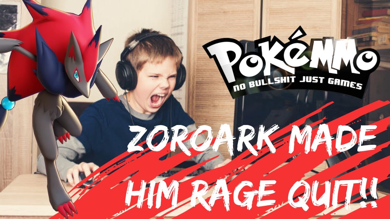 PokeMMO: Zoroark made him Rage Quit!