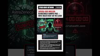 LAPSUS$ Just Dumped AstraZeneca’s Entire Database… For Free  #cyberattack #cyberbreach #news