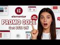 ✨ Elementor Pro Coupon Code - Get 50% OFF + FREE Templates (2026)