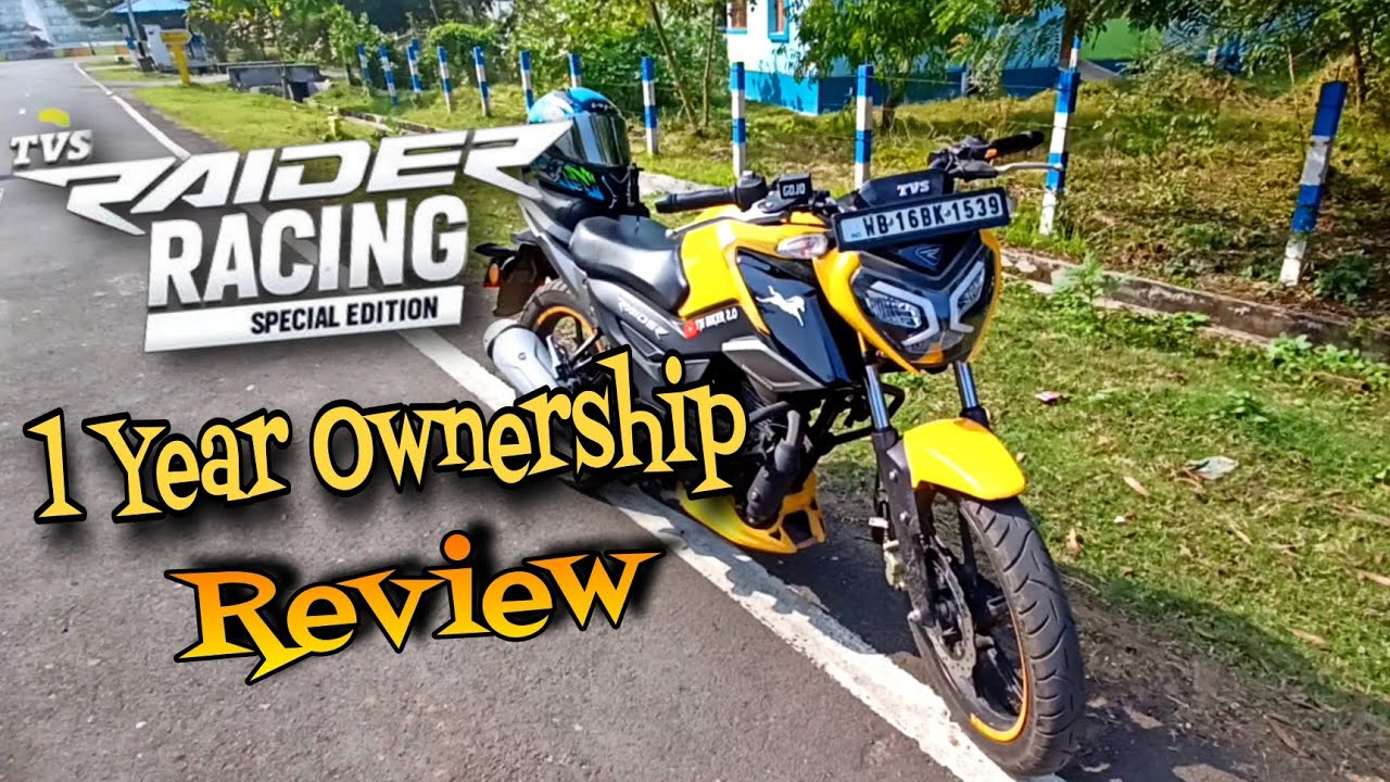 Raider Racing Tvs Raider 125cc 1 Year Ownership Review 💛 || Tvs Raider 1Year Full ...